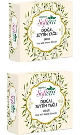 Sepetse Doğal Zeytinyağlı Katı Sabun 2x130 gr