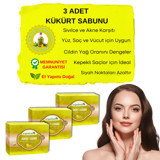 Organicsun Yenileyici Kükürtlü Katı Sabun 3x140 gr
