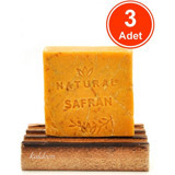 Kaldeon Doğal El Yapımı Safran Katı Sabun 3x120 gr
