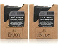 Enjoy Aktif Karbon Aktif Karbon Katı Sabun 2x100 gr