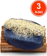 Kaldeon Doğal El Yapımı Kabak Lifli-Kolajen Katı Sabun 3x120 gr