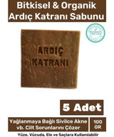Carlburn Bitkisel Vegan Ardıç Katranı Katı Sabun 5x100 gr