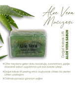 Lalune Doğal Aloe Vera-Kabak Lifli Katı Sabun 100 gr
