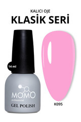Momo Professional K095 Pembe Parlak Kalıcı Oje
