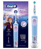 Oral-b Vitality Pro Frozen Işıklı Yumuşak Şarjlı Çocuk Diş Fırçası Çok Renkli