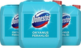 Domestos Okyanus Ferahlığı Okaliptus Banyo-Mutfak İçin Sıvı Çamaşır Suyu 3x3.24 lt