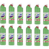 Domestos Maksimum Hijyen Dağ Esintisi Banyo-Mutfak İçin Konsantre Sıvı Çamaşır Suyu 12x750 ml