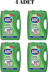Abc Ekstra Güçlü Dağ Rüzgarı Banyo-Mutfak İçin Konsantre Sıvı Çamaşır Suyu 4x3.25 lt