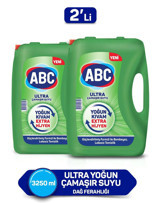 Abc Ekstra Hijyen Dağ Ferahlığı Banyo-Mutfak İçin Konsantre Sıvı Çamaşır Suyu 2x3.25 lt
