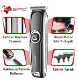 Lesima LS-1000 Cobra Saç Sakal 4 Başlıklı Çok Amaçlı Kuru Tıraş Makinesi