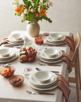English Home Frezya 24 Parça 6 Kişilik Porselen Yemek Takımı Sarı-Yeşil