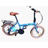 Bianchi F021 20 Jant 21 Vites Katlanır Şehir / Tur Bisikleti Mavi