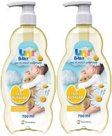 Uni Baby Bebek Şampuanı 700ml Tatlı Rüyalar (POMPALI) (2 Lİ SET)
