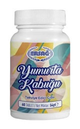 Ersağ Yumurta Kabuğu Vitamin 60 Adet Tablet