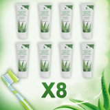 Forever Bright Toothgel Aloe Veralı Diş Macunu 8'li Takım