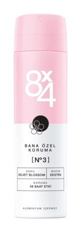 8x4 Velvet Blossom Sprey Kadın Deodorant 150 ml