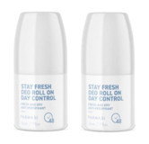 Farmasi Day Control Pudrasız Ter Önleyici Antiperspirant Roll-On Erkek Deodorant 2x50 ml