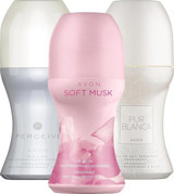 Avon Pur Blanca-Perceive-Soft Musk Pudrasız Ter Önleyici Antiperspirant Roll-On Kadın Deodorant 3x50 ml