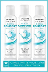 Watsons Ocean Comfort Pudrasız Sprey Unisex Deodorant 450 ml