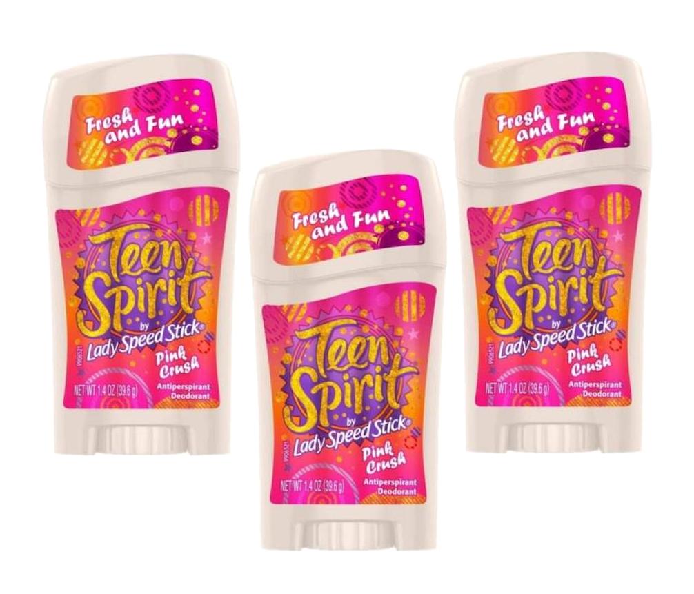 Lady Speed Stick Teen Spirit Pudralı Antiperspirant Stick Kadın Deodorant 3x40 gr