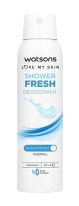 Watsons Shower Fresh Pudralı Sprey Unisex Deodorant 150 ml