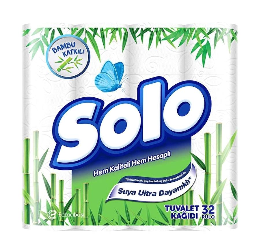 Solo Bambu Katkılı 2 Katlı 32'li Tuvalet Kağıdı