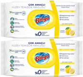 Bingo Antibakteriyel 96 Yaprak 2'li Paket Islak Mendil