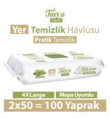 Turco 50 Yaprak 2'li Paket Islak Mendil