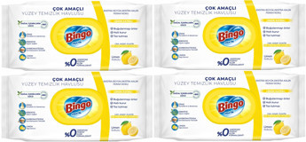 Bingo Antibakteriyel 96 Yaprak 4'lü Paket Islak Mendil