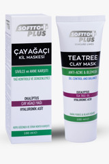 Softto Plus ÇAY AĞACI SİVİLCE VE AKNE KARŞITI KİL MASKESİ 100 ML