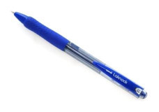Uni-Ball Laknock Medium Tek Renkli 1.0 mm Mavi 12'li Tükenmez Kalem Seti