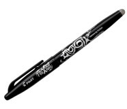 Pilot Frixion Plastik Tek Renkli 0.7 mm Silinebilir Siyah Tekli Tükenmez Kalem