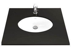 Creavit Tp205 Klasik Tekli 52 cm Seramik Tezgah Altı Dikdörtgen Lavabo Beyaz
