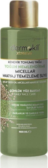 Dermokil Xtreme C Vitaminli Alkolsüz Tüm Ciltler Yağ Bazlı Yüz Temizleme Suyu 400 ml