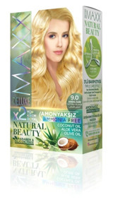 Maxx Deluxe 9.0 Doğal Sarı Amonyaksız Krem Saç Boyası