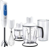 Braun MQ3045 350 ml Plastik Hazneli Çift Bıçaklı Büyük Blender Beyaz
