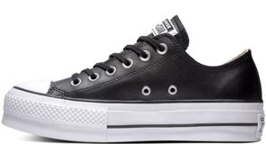 Converse Chuck Taylor All Star Lift 561681C Bağcıklı Kadın Günlük Ayakkabı Siyah
