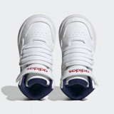 Adidas Hoops Mid GZ9650 Cırtlı Erkek Çocuk Günlük Ayakkabı Beyaz