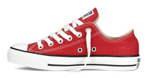 Converse Chuck Taylor All Star M9696C Bağcıklı Unisex Günlük Ayakkabı Kırmızı