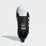 Adidas Superstar 360 GX3231 Ortopedik Bağcıksız Eva Erkek Çocuk Günlük Ayakkabı Siyah