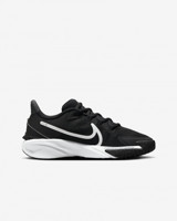 Nike Star Runner 4 DX7615-001 Bağcıklı Erkek Çocuk Koşu Ayakkabısı Siyah