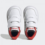 Adidas Hoops H03860 Cırtlı Erkek Çocuk Günlük Ayakkabı Beyaz