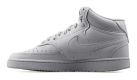 Nike Wmns Court Vision Mid CD5436-100 Bağcıklı Kadın Basketbol Ayakkabısı Beyaz