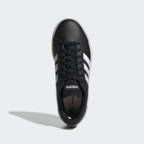 Adidas Grand Court TD Lifestyle Court GW9262 Bağcıklı Kadın Günlük Ayakkabı Siyah