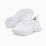 Puma Cassia 384647-01 Ortopedik Bağcıklı Kadın Günlük Ayakkabı Beyaz