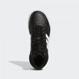 Adidas Hoops Mid GW0402 Bağcıklı Erkek Çocuk Günlük Ayakkabı Siyah
