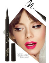 Pierre Cardin Suya Dayanıklı Glitter Siyah İnce Uçlu Keçe Likit Eyeliner