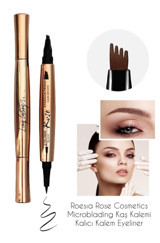 Roesıa Rose Cosmetics Suya Dayanıklı Mat Pastel Siyah İnce Uçlu Likit Eyeliner