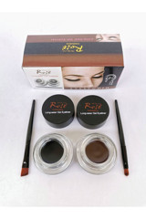 Roesıa Rose Cosmetics Suya Dayanıklı Mat Kahverengi İnce Uçlu Sıvı Eyeliner