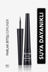 Flormar Suya Dayanıklı Mat Siyah İnce Uçlu Likit Eyeliner